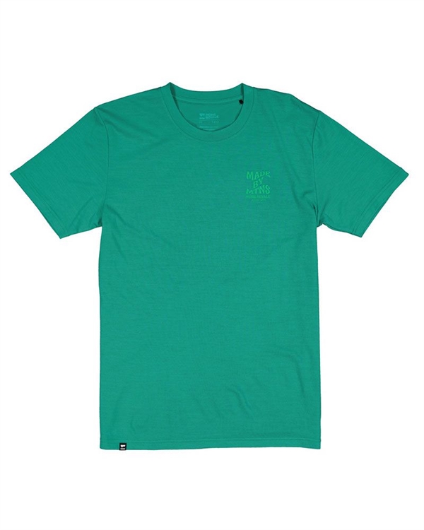 Mons Royale Mens Icon T-Shirt Pop Green